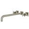 Kingston Brass KS6048DX Wall Mount Tub Faucet, Brushed Nickel KS6048DX - alternate 1